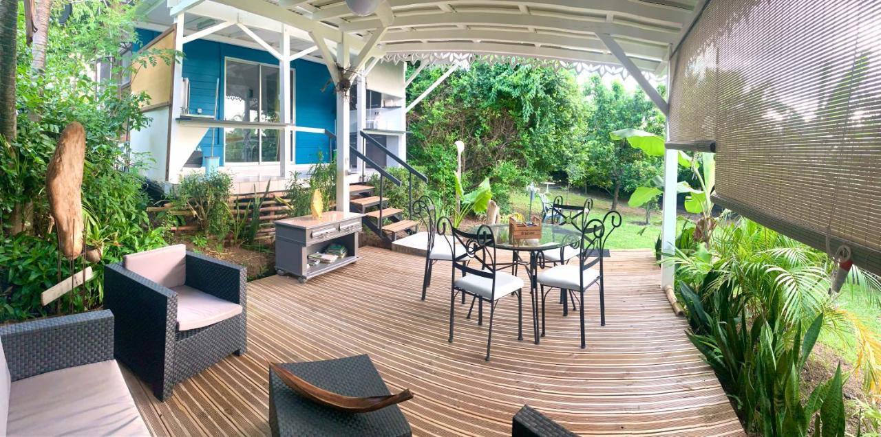 Lodge Pamplemousse Avec Piscine Privative , Dans Parc Calme A 500 M Plage Le Carbet Exterior foto